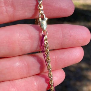 14K Yellow Gold Rope Chain | Classic Twist | 20” Unisex Staple