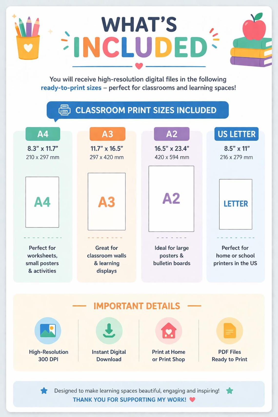 Classroom Cleanliness Poster Printable| Keep Your Classroom Clean Chart ...