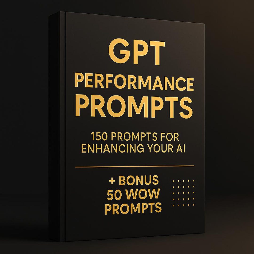 Performance Prompts Pack | 150 AI Prompts + 50 Bonus | Boost Creativity ...