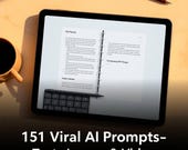 AI Prompt Bundle 2025:Image, Video & Text Prompts (Instant Download PDF)