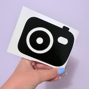 gifts for photographer for christmas/birthday gifts scrapbook stickers for photography lovers black camera sticker