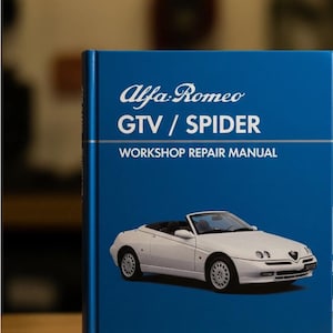 ALFA ROMEO GTV / Spider 916 Workshop Manual Repair Guide Download- pdf .