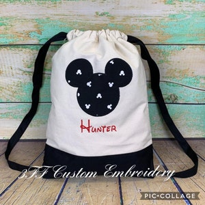 minnie mouse drawstring bag