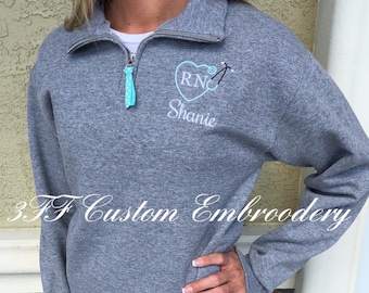 Why Not Stop N Shop Personalized Nicu Nurse Half Zip Microfleece Pullover Sweatshirt Jacket Why Not Stop N Shop Personalized Nicu Nurse Half Zip Microfleece Pullover Sweatshirt Jacket