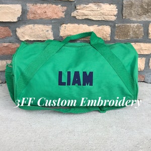 Personalized Monogrammed Embroidered Duffel/Duffel Bag/Luggage/Sleepover Bag/Travel Bag/Overnight Bag/Sports Bag