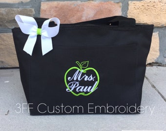 Personalized Insulated TEACHER Lunch Tote