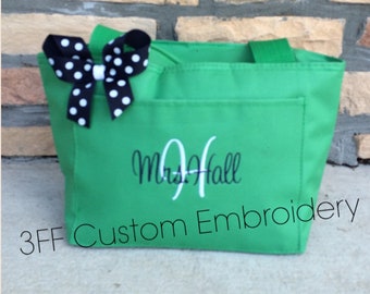 Personalized Insulated Lunch Tote/Lunch Bag/Cooler/Monogrammed Lunch Bag/Friend Gift/School Lunch Bag/Kids Lunch Bag/Teacher Gift