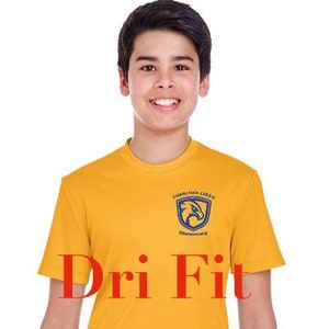 Boys dri fit uniform shirts on sale