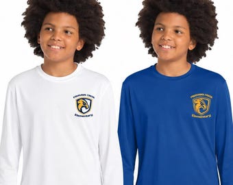 FishHawk Creek Elementary Uniform Dri-Fit LONGSLEEVE T-Shirt/Youth & Adult Sizes
