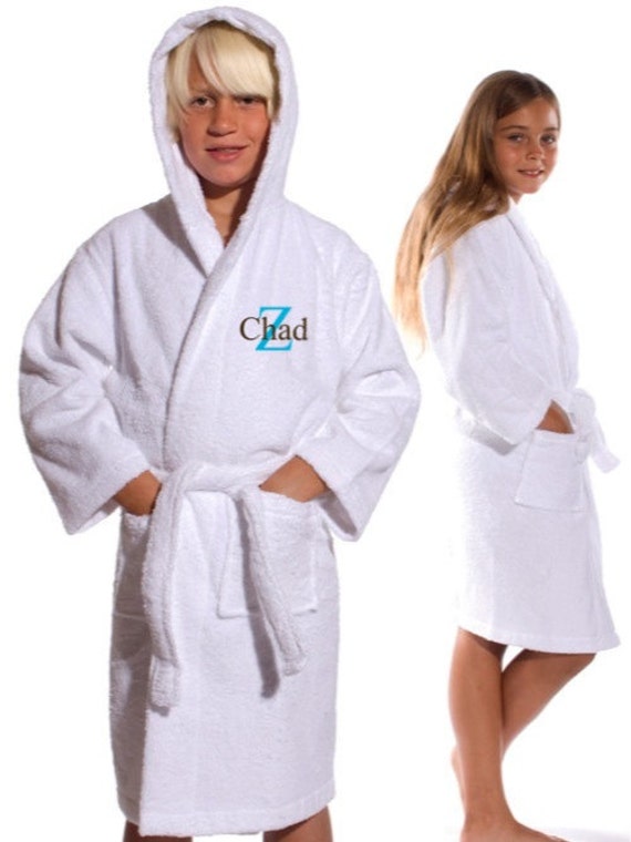 personalised childrens bathrobes