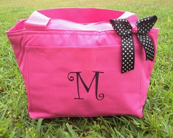 Personalized Insulated Lunch Tote Pick your Tote Color, Font, & Thread Color/Lunch Bag/Lunch Cooler/School Lunch Bag/Teacher Gift