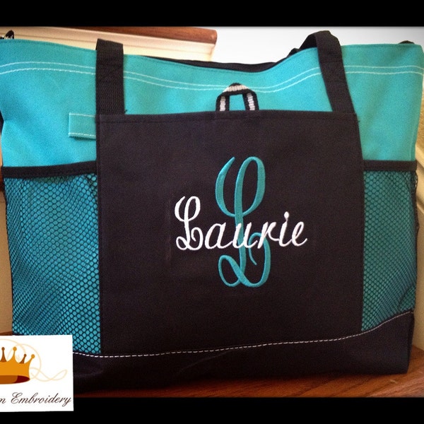 Personalized Select Tote Lots of Colors to Choose from Custom Embroidery Makes a Great Gift/Monogrammed Tote Bag/Friend Gift/Gift for Mom