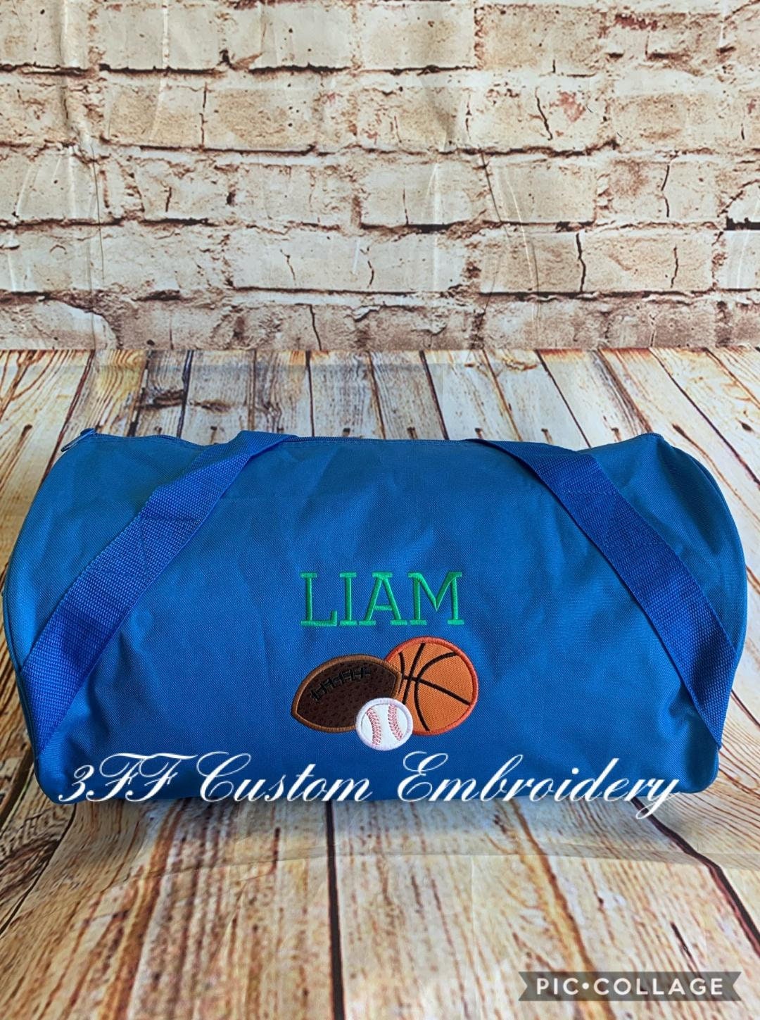 Custom sports duffle bags online