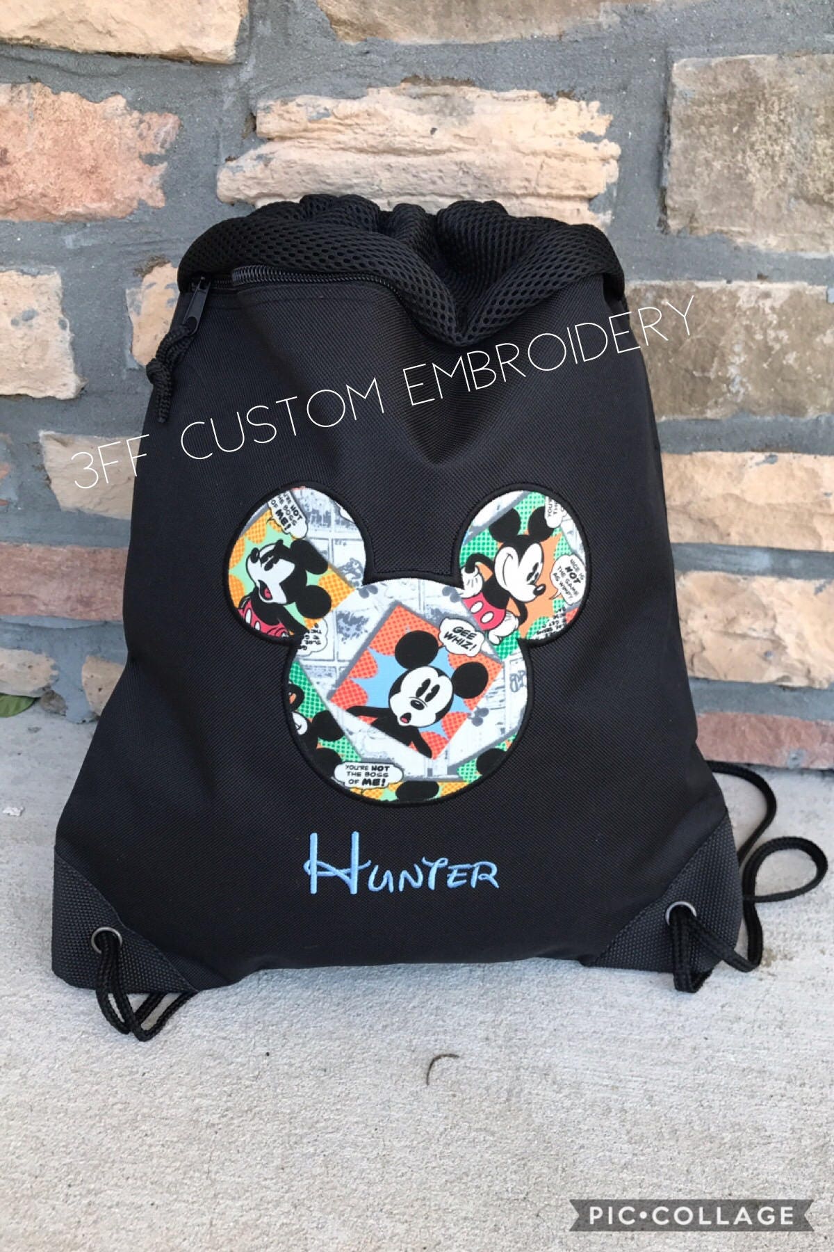 minnie mouse drawstring backpack
