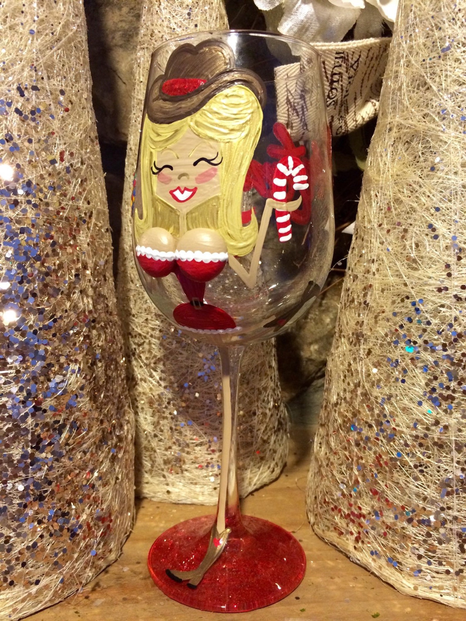 Big Boobie Sexy Santa Vixen Personalized Christmas & Holiday Etsy