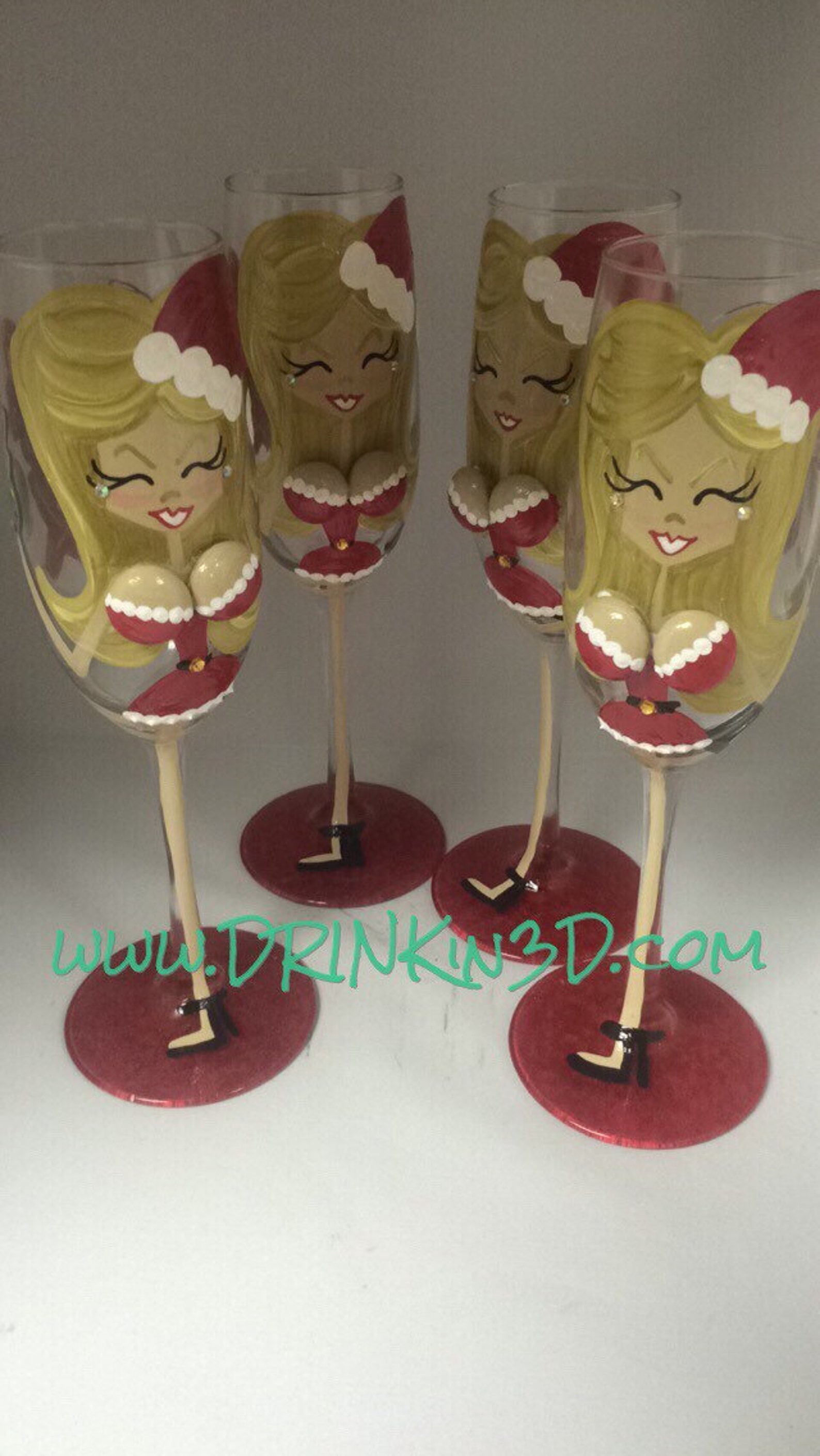 Big Boobie Sexy Santa Vixen Personalized Christmas & Holiday Etsy