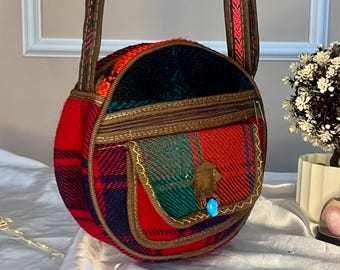 Handmade Carpet Cross Body Bag, Bohemian Small Crossbody Purse, Vintage Hobo Messenger Shoulder Bag,Bohemian Shoulder Bag,Boho Bag