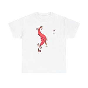 Fairy Fey Unisex Heavy Cotton Tee, Magical Apparel, Fantasy Fans, Gifts for Her, Festival Wear, Unique T-Shirt