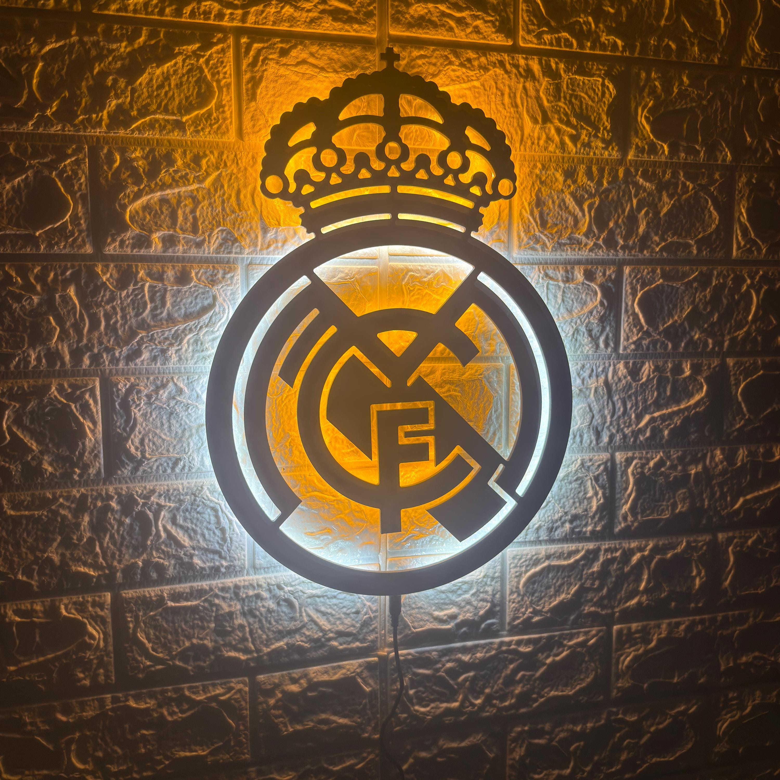 Real madrid led logo - Etsy 日本