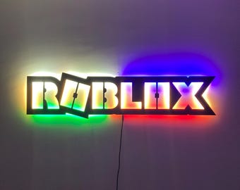 Roblox LED Wall Art, Gaming Lighted Wall Decor for Kids Room