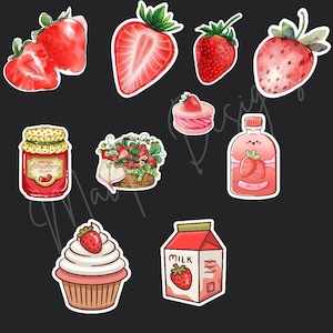 Strawberry Sticker Pack