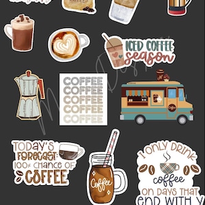 Coffee Addict Sticker Pack