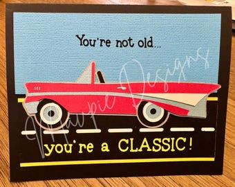 Lustige Geburtstagskarte „You‘re Not Old, You‘re Retro“ – Humorvolle Mix-Tape-Karte Für Männer & Frauen