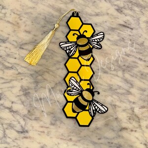 Bee-tween the Pages | Bookmark | Custom | Handmade | Bee Bookmark