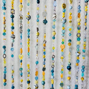 Colorful Beaded Sun Catcher: Driftwood & Wood Bead Decor