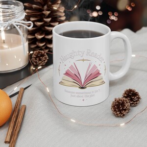Naughty Reader Mug - Coffee Cup for Book Lovers, Great Gift for Readers, SMUT Gift