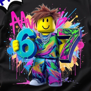 Six Seven | 67 | RB Inspired | Digital Download | PNG File | Transparent Background | No Background | Sublimation | Kids T-shirt Designs