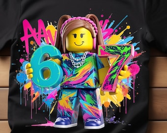 Six Seven Girl | 67 | RB Inspired | Digital Download | PNG File | Transparent Background | No Background | Sublimation | Kids T-shirt Design