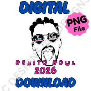 Bad Bunny Super Bowl 2026 Print (digital Download) - Etsy