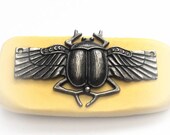 Egyptian Scarab Beetle sarcophagus mummy mold - flexible silicone mold craft dessert mini food soap mold resin jewelry and more.
