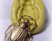 EGYPTIAN SCARAB BEETLE mold- flexible silicone push mold craft dessert mini food soap mold resin jewelry and more