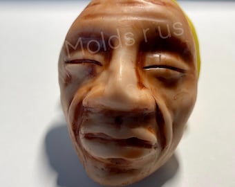 Art spiritual doll Face altered art face art deco flexible silicone mold