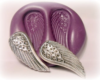 Wing Set- flexible silicone push mold / craft/ dessert/ mini food / soap mold/ resin/jewelry and more