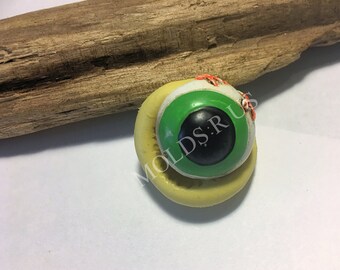 Eye mould/ mold- flexible silicone push mold / craft/ dessert/ mini food / soap mold/ resin/jewelry and more...