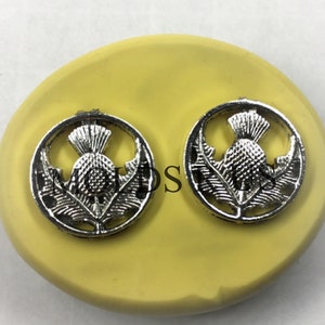 Thistle Scottish Flowers flexible silicone mold