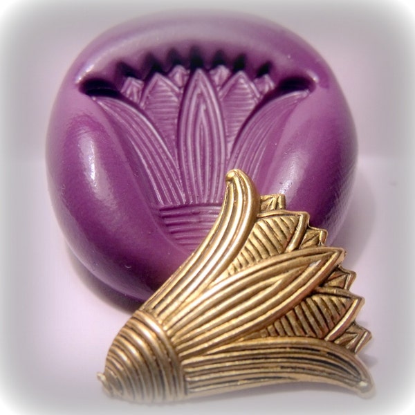 egypte lotus fleur moule- moule push en silicone flexible / artisanat / dessert / mini nourriture / moule à savon / résine / bijoux et plus encore ...