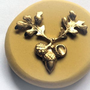 Acorn met verlaat flexibele siliconen mal-fondant, wax, klei, hars, snoep, chocolade en meer