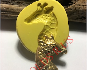 Giraffe head mold flexible silicone mold