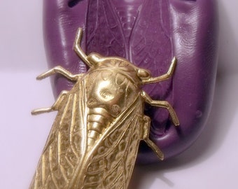 Cicada- flexible silicone push mold / craft/ dessert/ mini food / soap mold/ resin/jewelry and more..