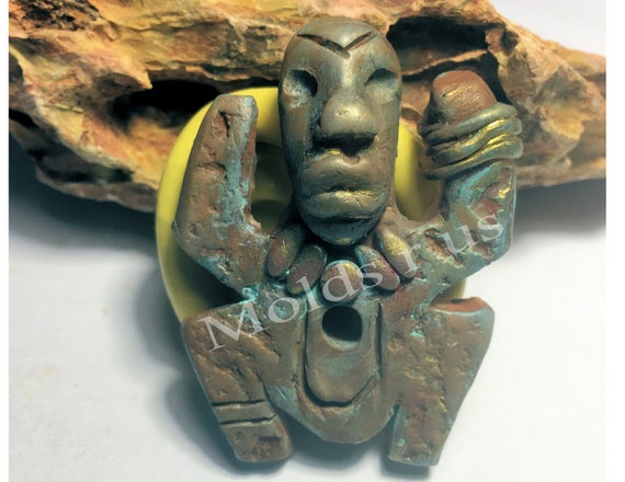 Totem Koh Lanta Art Deco Flexible Silicone Mold Etsy