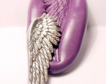 angel wing facing left silicone rubber mold