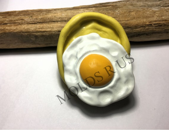 Egg Resin Mold , Fried Egg Silicone Molds , Fried Egg Jewelry Mold