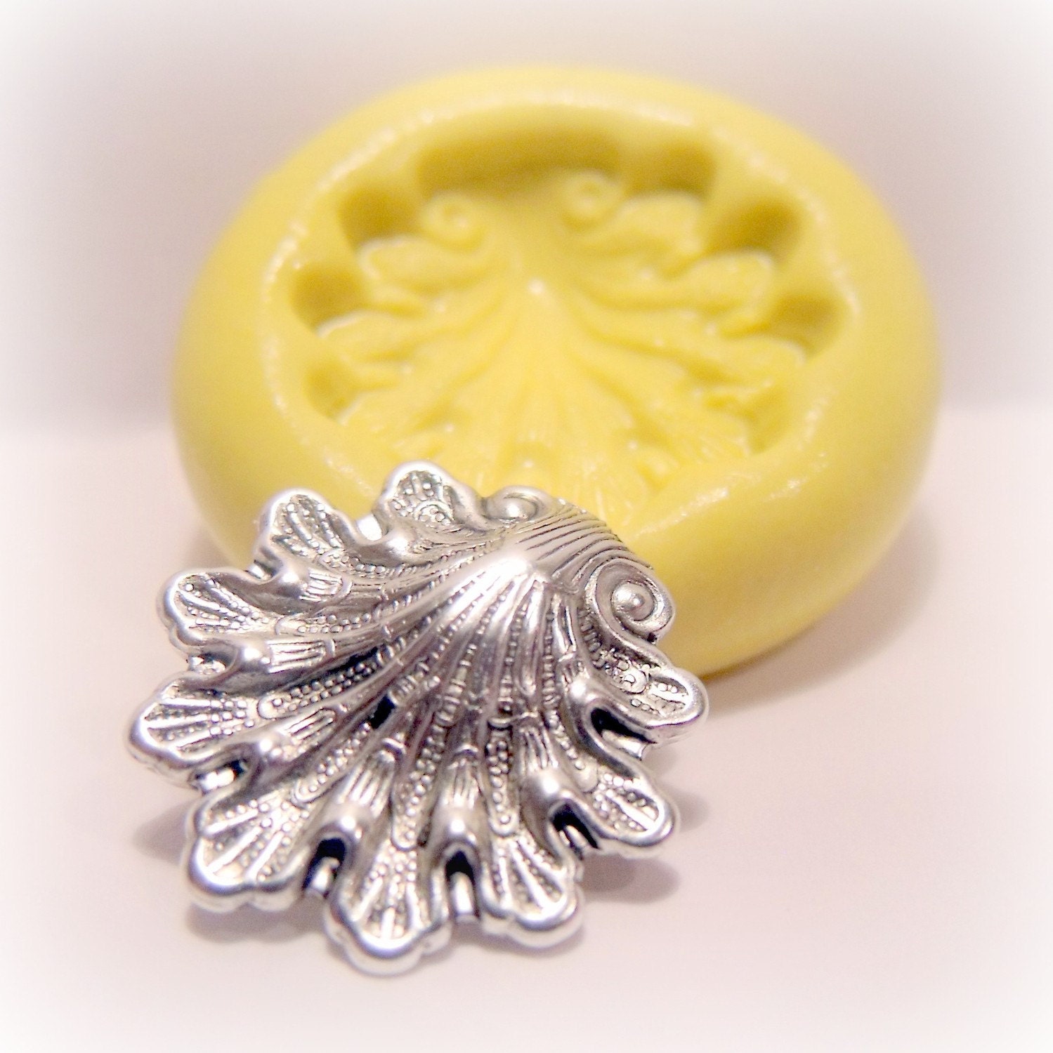 Fancy Seashell Silicone Push Mold / Craft/ Dessert/ Mini Food Etsy Canada
