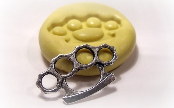 4 Pieces Knuckle Dusters Silicone Molds Brass Knuckles Resin