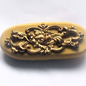 Floral filigraan medallian flexibele siliconen mal-fondant, wax, klei, hars, snoep, chocolade en meer