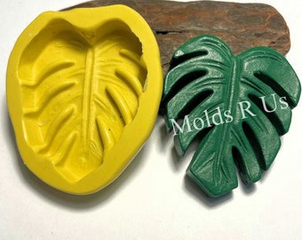 Monstera Leaf flexible silicone mold